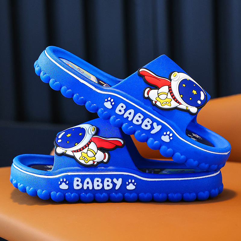 Papuci de baie pentru copii Spaceman, de vară, pentru băieți, antiderapanți, mari, pentru fete, pentru bebeluși, pantofi cool