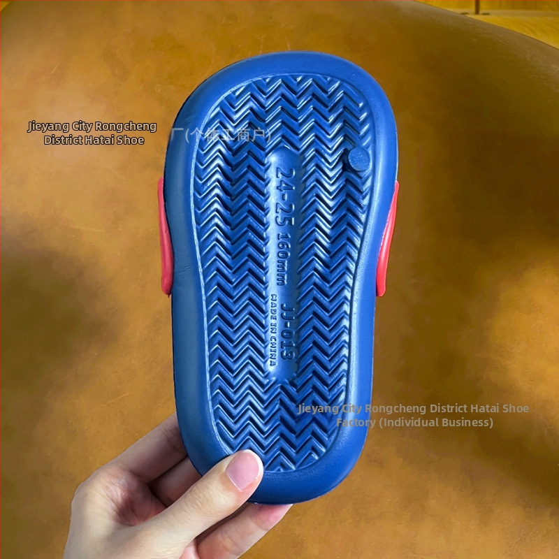 Детски пантофки с анимационни филми за момчета и момичета, летни, за вътрешна употреба, неплъзгащи се, за средни и големи деца, бебешки пантофки