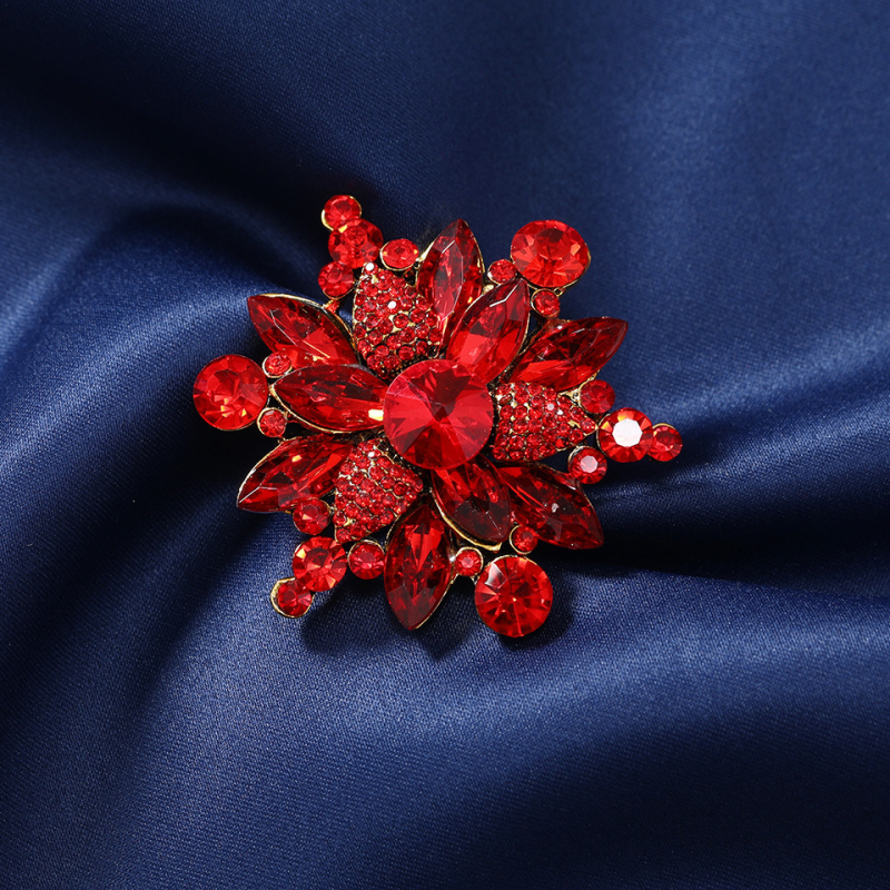 Нова ретро модна геометрична брошка от алуминиева сплав, корсаж, палто, облекло, аксесоари, щифтове, на едро на склад