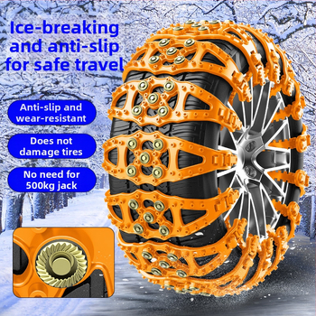 Zivs kaula automašīnas riepu pretslīdes ķēde Universāla automašīnas bezceļu transportlīdzekļa universāla automātiskā pievilkšana piegāde