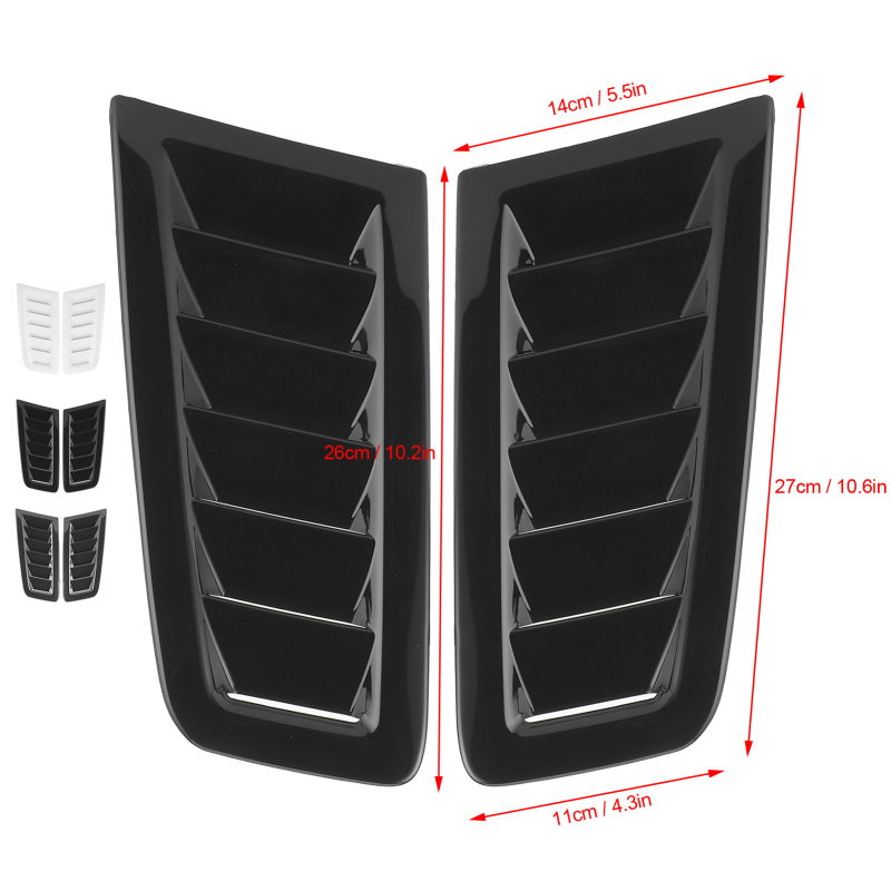 Grilă de ventilație universală pentru capotă, potrivită pentru Focus Mk2 RS Style, grilă de evacuare a aerului