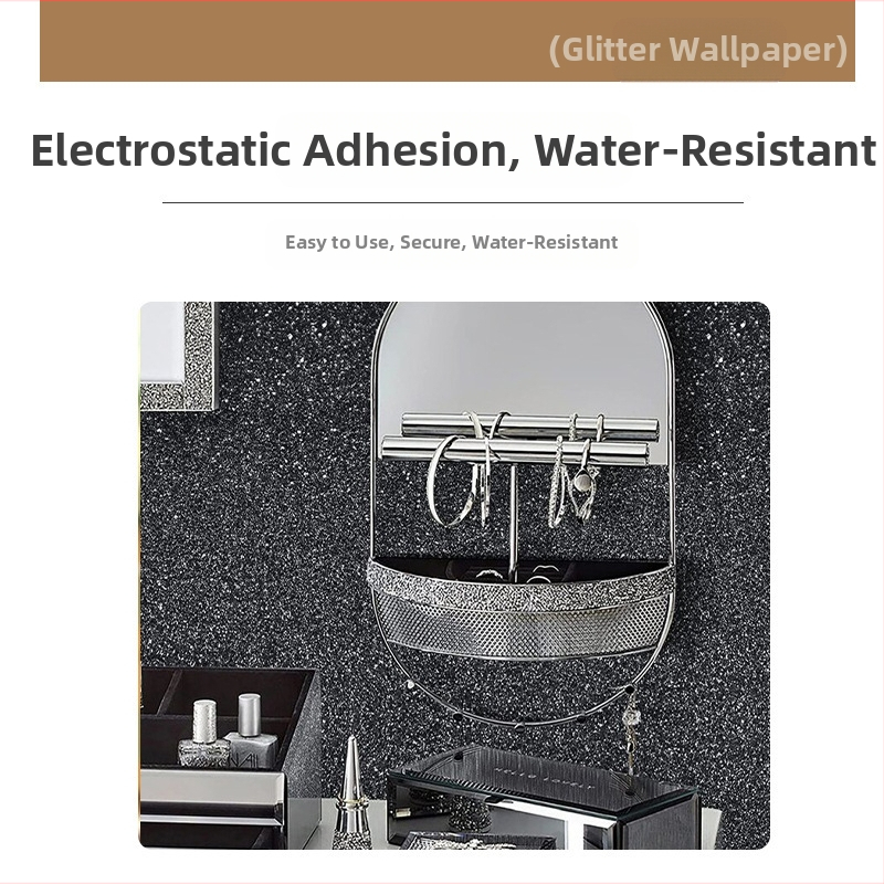 Висококачествен Ktv Box Декорация Фон Тапет 3D Стерео Технология Sense Блясък Прах Стена Декорация Стенопис Бар