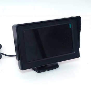 Automašīnas displeja universāls 4,3 collu augstas izšķirtspējas digitālais LCD televizors ar atpakaļgaitas attēlu un DVD mazo displeju