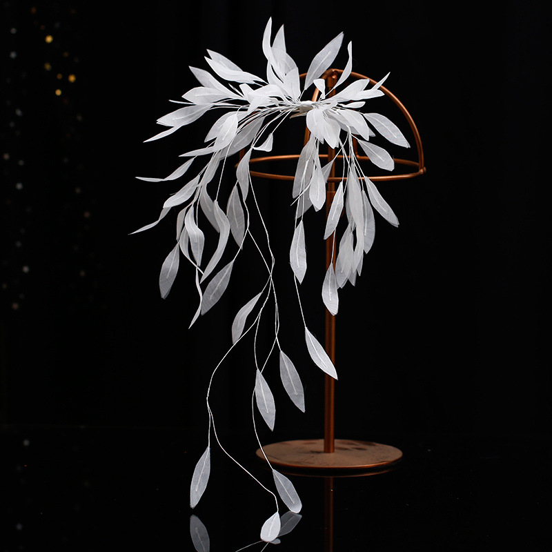 Vjenčanica za kosu u stilu Mori, vilinski cvijet, princeza, vjenčanica, stiliziranje, vrhunska traka za kosu, kopča za vjenčanu pređu, pribor za šminkanje