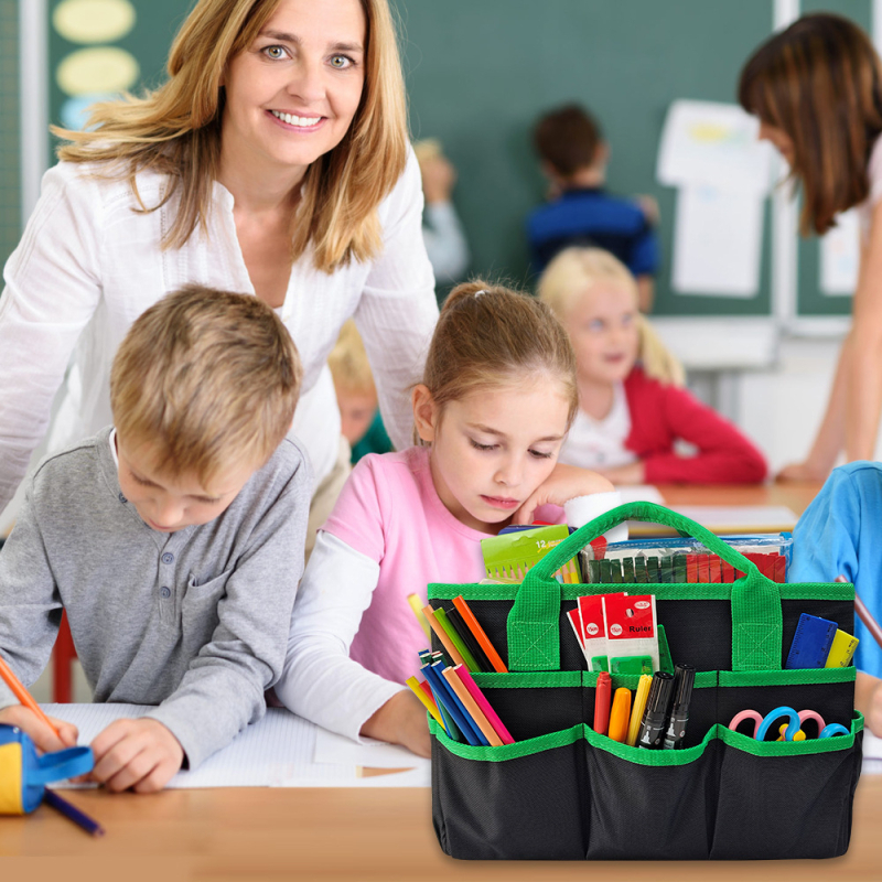 Чанта за учебни помагала от Amazon New Spot, чанта за учител, чанта за съхранение на канцеларски материали, чанта за класна стая, чанта за градински инструменти, градинарство