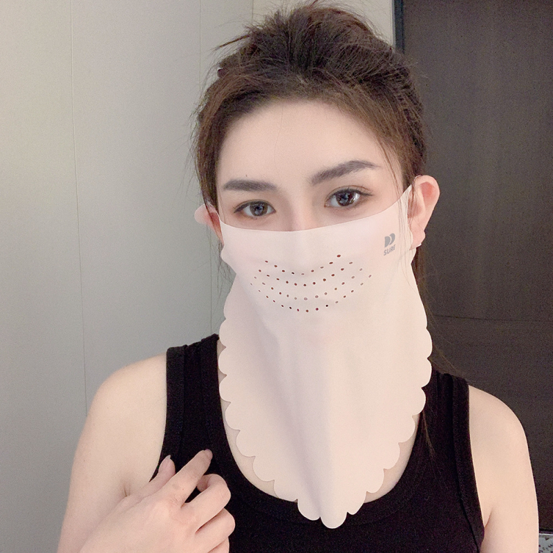 Apsauga nuo saulės „Ice Silk“ Vasarinė kaukė nuo saulės, pilna veido, UV kaukė, kampinė, jodinėjimo, žvejybos, veido apdangalas, kelioninė, kaklo apsauga