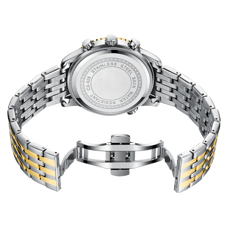 Мъжки часовник Chenxi, моден многофункционален часовник, мъжки кварцов часовник, светещ водоустойчив, производител на едро през граница