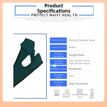 ✅ Ζώνη έλξης αυχένα του κατασκευαστή, οικιακός αυχενικός νάρθηκας για τέντωμα και διόρθωση, αναπνεύσιμη υποστήριξη αυχένα από καμβά