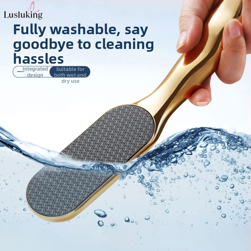 Populárny pilník na nohy s dlhou rukoväťou z nano skla, nástroj na manikúru a brúsenie nôh na odstránenie odumretej kože a mozoľov, artefakt z nano pilníka na nohy