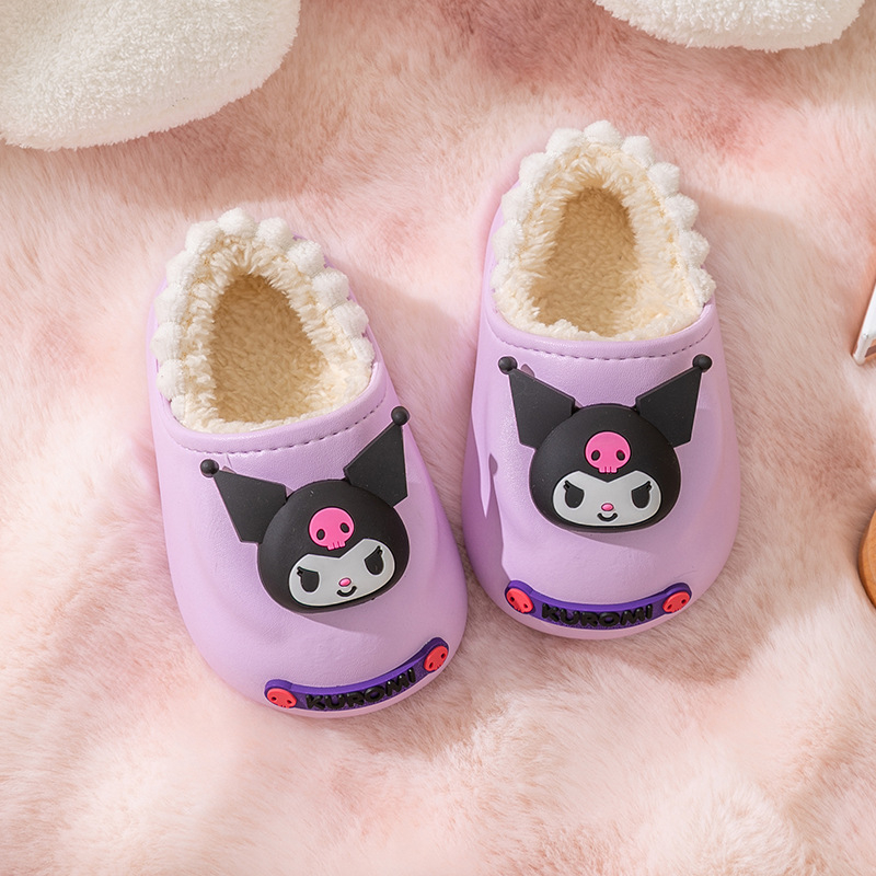 Sanrio sussid lastele sügise ja talve siseruumides kasutamiseks mõeldud kott kontsaga Mao kingad koduseks poiste ja tüdrukute armsad pehmed soojad puuvillased kingad