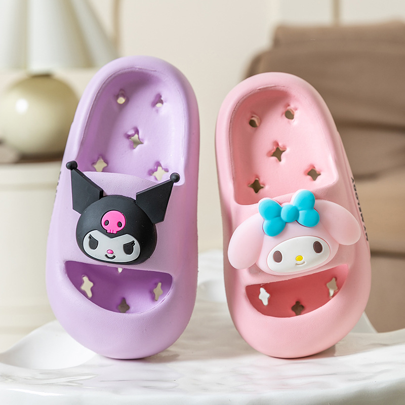 Sanrio laste õõnessussid tüdrukute suvised vannitoa lekkekindlad suplemisriided beebidele piiriülesed lapsevanema-lapse sussid