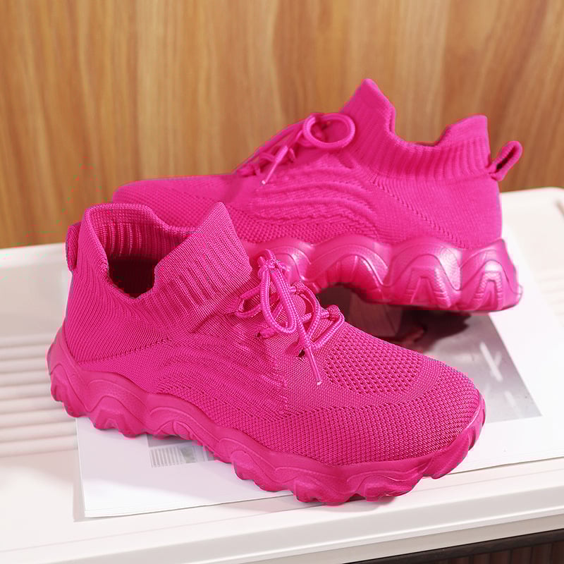 Șosete tricotate cu muște, mărimea 28-40, pantofi sport pentru femei, pantofi sport respirabili, standard european nou, comerț exterior
