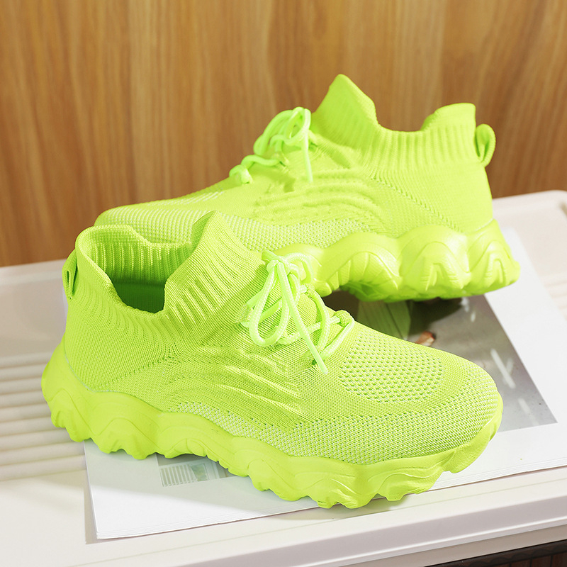 28-40 plus size плетени чорапи обувки педали мокасини трансгранични обувки за спорт дамски обувки дишащи нови европейски стандарти външна търговия