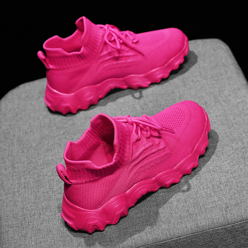 28-40 plus size плетени чорапи обувки педали мокасини трансгранични обувки за спорт дамски обувки дишащи нови европейски стандарти външна търговия