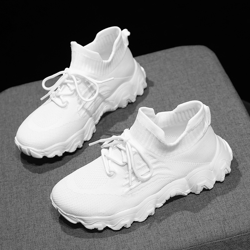 28-40 plus size плетени чорапи обувки педали мокасини трансгранични обувки за спорт дамски обувки дишащи нови европейски стандарти външна търговия