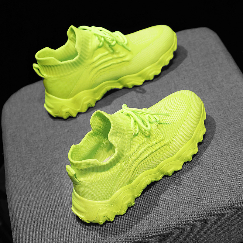 28-40 plus size плетени чорапи обувки педали мокасини трансгранични обувки за спорт дамски обувки дишащи нови европейски стандарти външна търговия