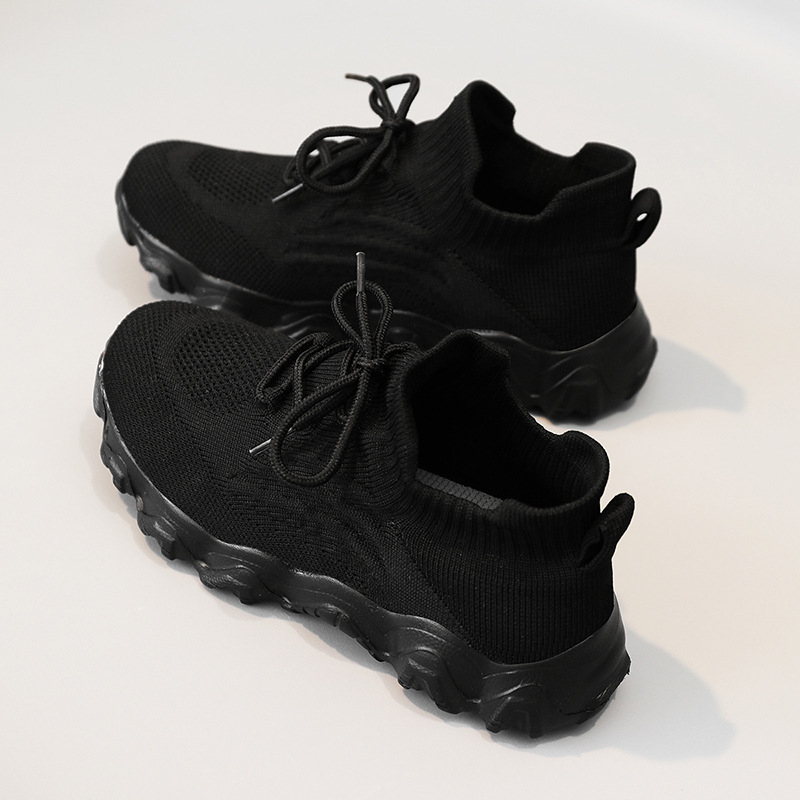 28-40 plus size плетени чорапи обувки педали мокасини трансгранични обувки за спорт дамски обувки дишащи нови европейски стандарти външна търговия