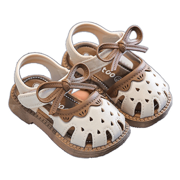 Beebi sandaalid tüdrukutele printsess astmelised kingad libisemiskindlad pehme tallaga õppivad suvised uued beebikingad Baotou lastejalatsid mugavad