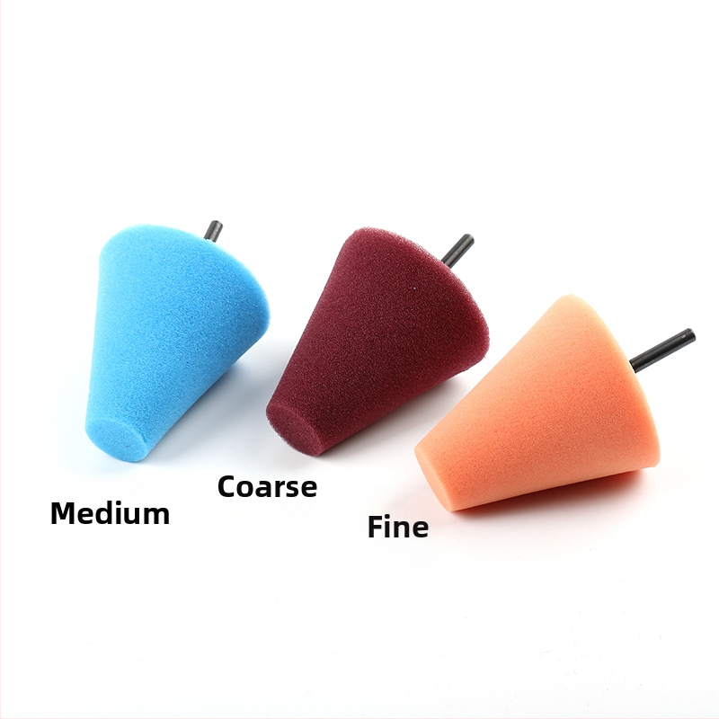 Полираща гъба за автомобилни джанти, стоманен пръстен, огледало за обратно виждане, купа на вратата, предна и задна броня, детайл, диск за полиране на празнини, конус