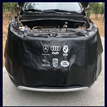 Prispôsobená sada trojdielnych ochranných fólií na blatníky na opravu automobilov, umývateľná kožená fólia, panel blatníka na opravu automobilov, materiál z kože karosérie