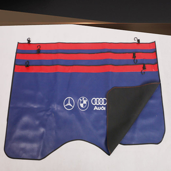 Προσαρμοσμένο σετ τριών τεμαχίων για προστατευτικά φτερών επισκευής αυτοκινήτου, πλενόμενη δερμάτινη μεμβράνη, πάνελ φτερών επισκευής αυτοκινήτου, δερμάτινο υλικό αμαξώματος