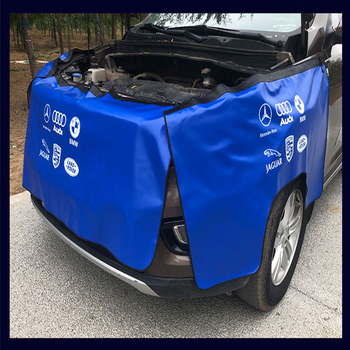 Προσαρμοσμένο σετ τριών τεμαχίων για προστατευτικά φτερών επισκευής αυτοκινήτου, πλενόμενη δερμάτινη μεμβράνη, πάνελ φτερών επισκευής αυτοκινήτου, δερμάτινο υλικό αμαξώματος