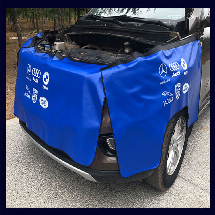 Prispôsobená sada trojdielnych ochranných fólií na blatníky na opravu automobilov, umývateľná kožená fólia, panel blatníka na opravu automobilov, materiál z kože karosérie