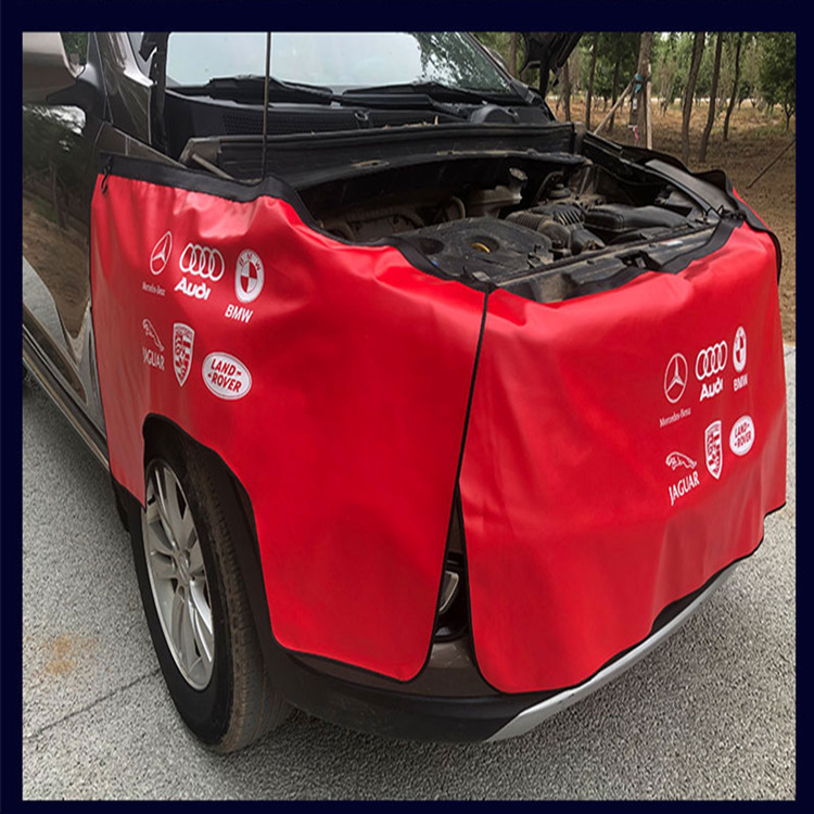 Prispôsobená sada trojdielnych ochranných fólií na blatníky na opravu automobilov, umývateľná kožená fólia, panel blatníka na opravu automobilov, materiál z kože karosérie