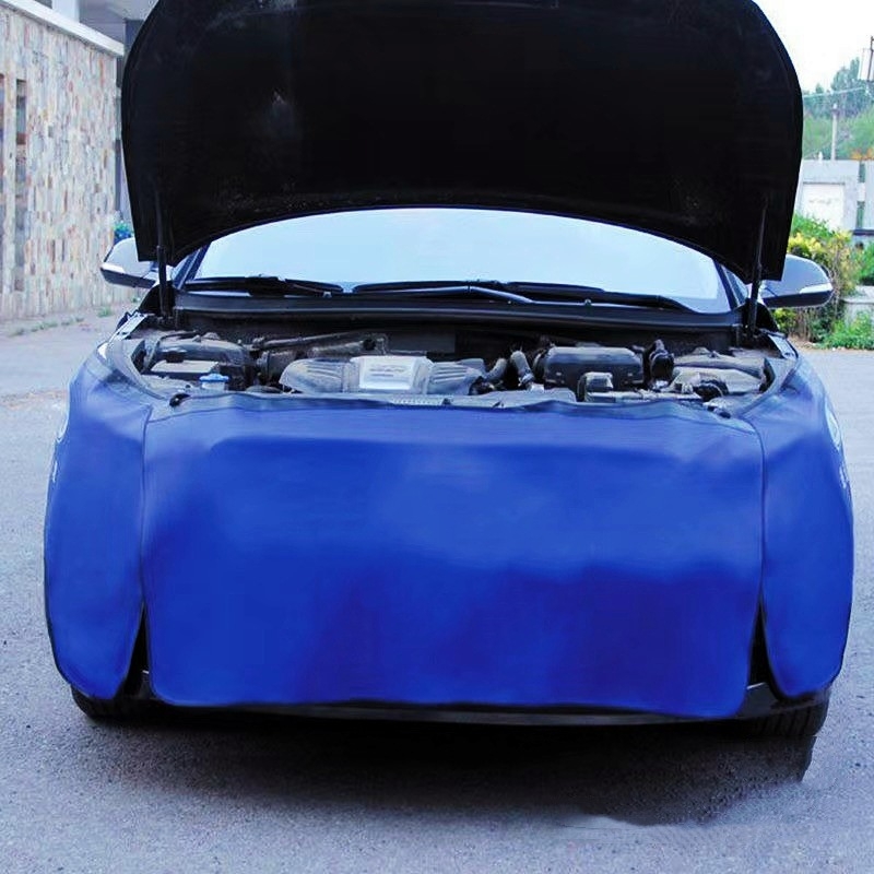 Prispôsobená sada trojdielnych ochranných fólií na blatníky na opravu automobilov, umývateľná kožená fólia, panel blatníka na opravu automobilov, materiál z kože karosérie