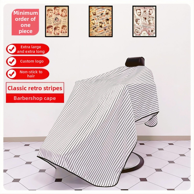 2 м екстра голям шал за бръснарница, екстра голям антистатичен, водоустойчив, незалепващ за коса, голям размер, специално създаден за нокти