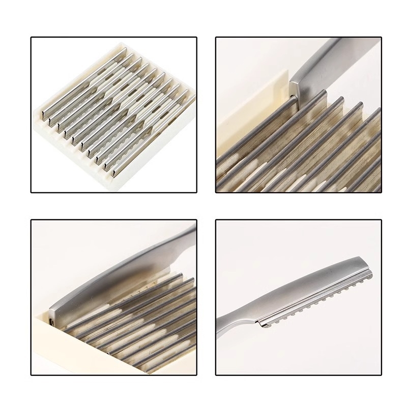 Ειδική λεπίδα κοπής κομμωτηρίου με λεπίδα κοπής μαλλιών με οδοντωτή λεπίδα, συσκευή αραίωσης λεπίδων, κοφτερή λεπίδα, ανθεκτική