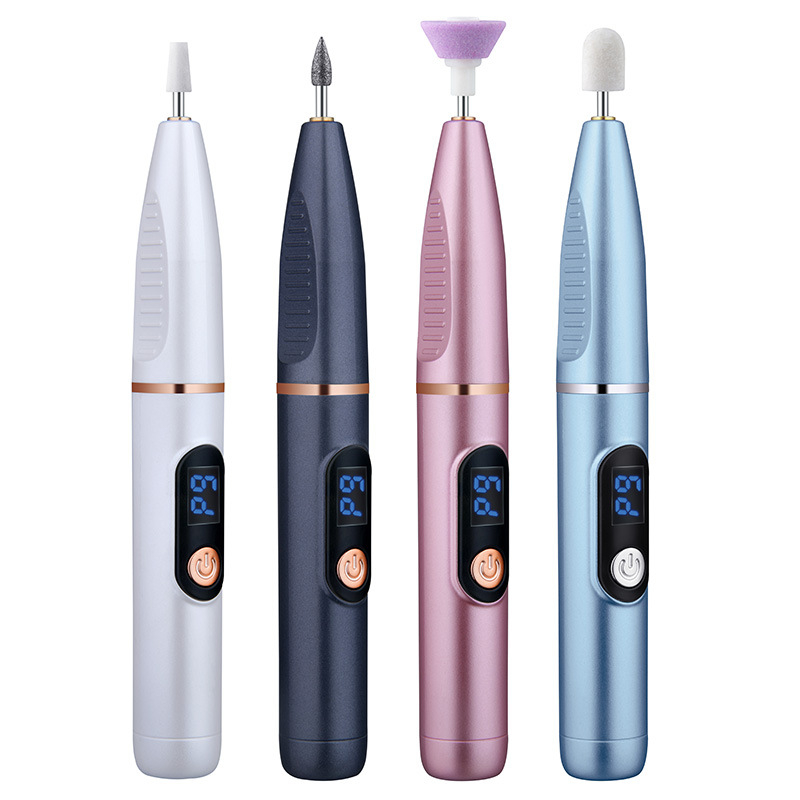 2024 m. Naujas įkraunamas daugiafunkcis elektrinis nagų dailės šlifavimo aparatas, iškraunantis elektrinį mini šlifavimo rašiklį nagų dailės įrankiui