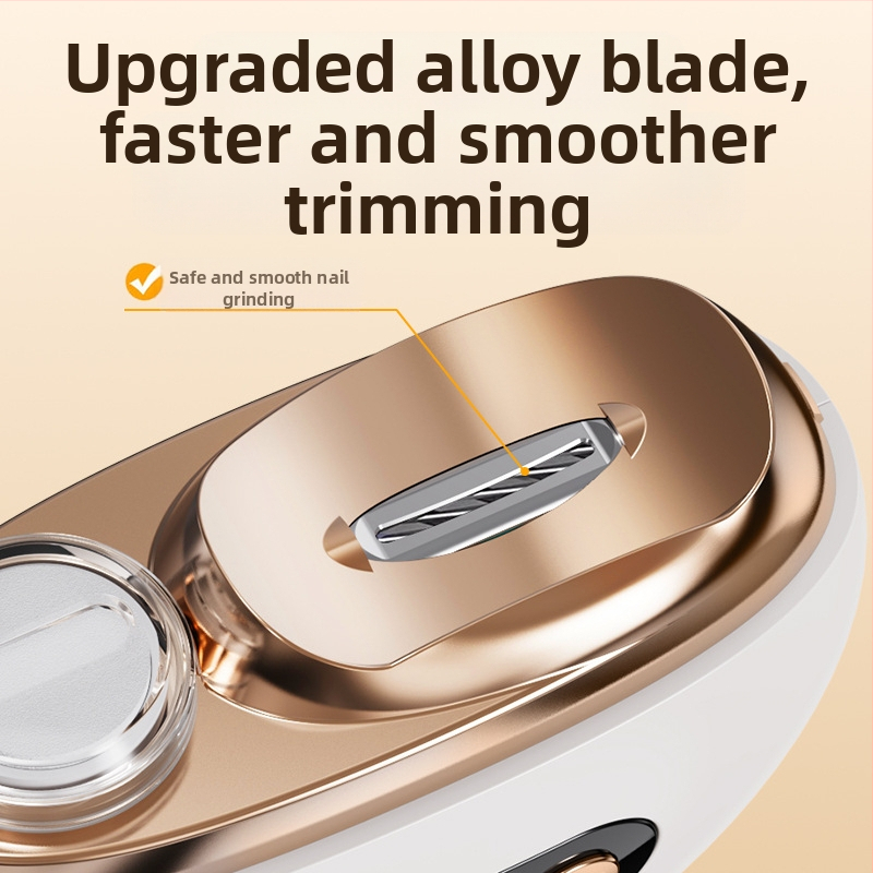 Нокторезачка за деца и възрастни с антиприщипване, електрическа нокторезачка, автоматична нокторезачка, многофункционална нокторезачка