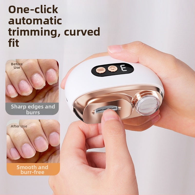 Нокторезачка за деца и възрастни с антиприщипване, електрическа нокторезачка, автоматична нокторезачка, многофункционална нокторезачка