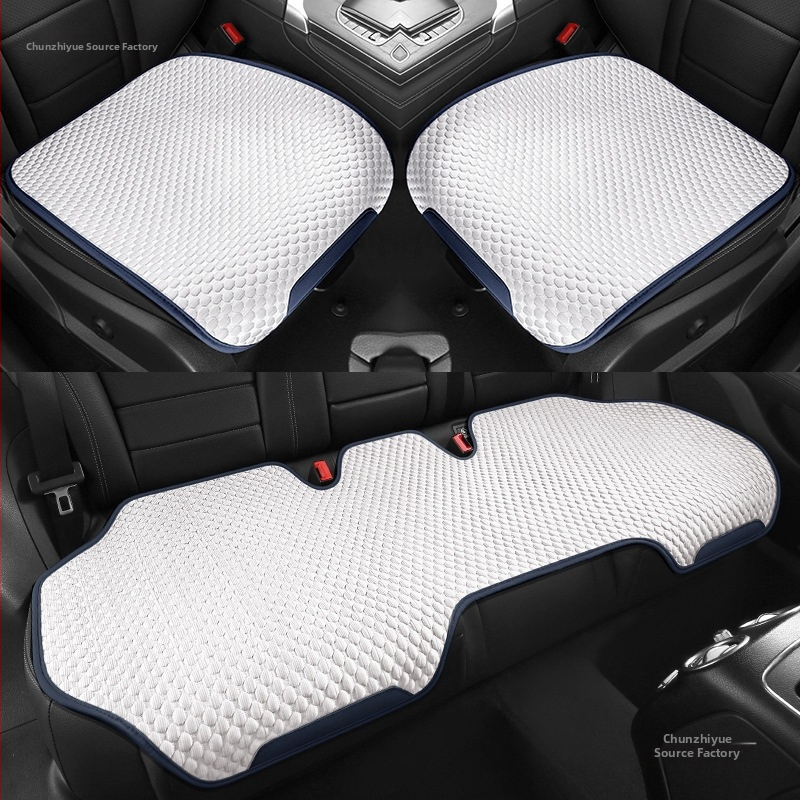 Възглавница за автомобилна седалка, универсална за всички сезони, хладна и дишаща калъфка за седалка, лятна охлаждаща подложка, подложка за седалка, малка възглавница за талия
