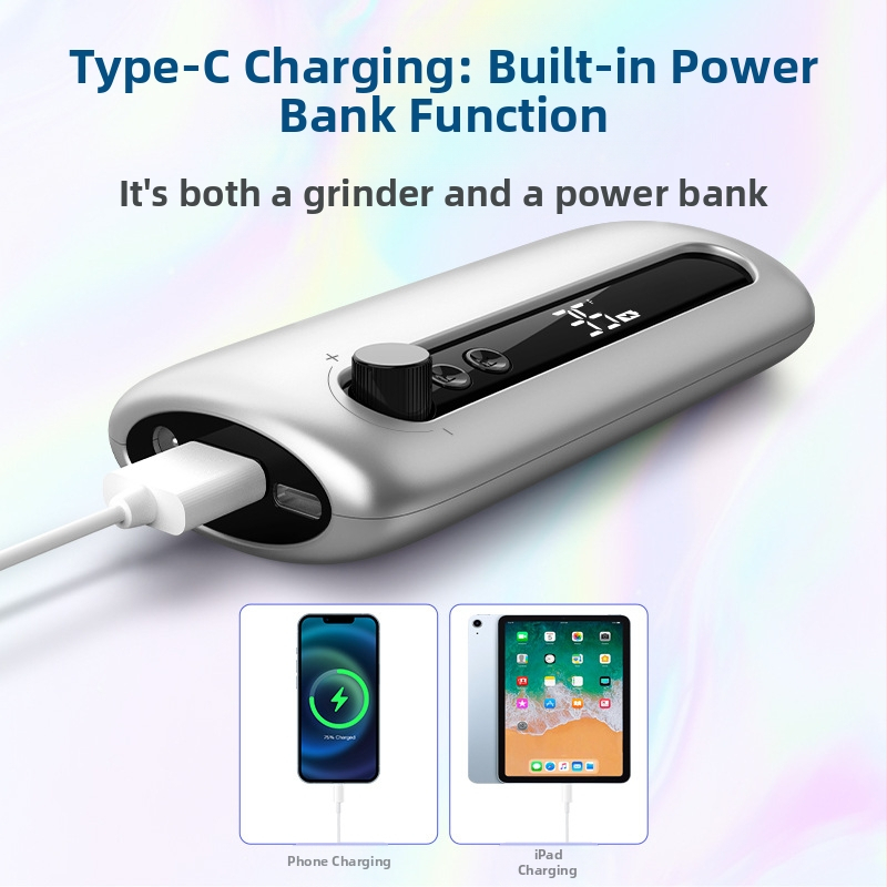 Prenosná powerbanka s inteligentným displejom na leštenie nechtov s cezhraničným displejom, pero na leštenie nechtov, plynulá sada na leštenie nechtov