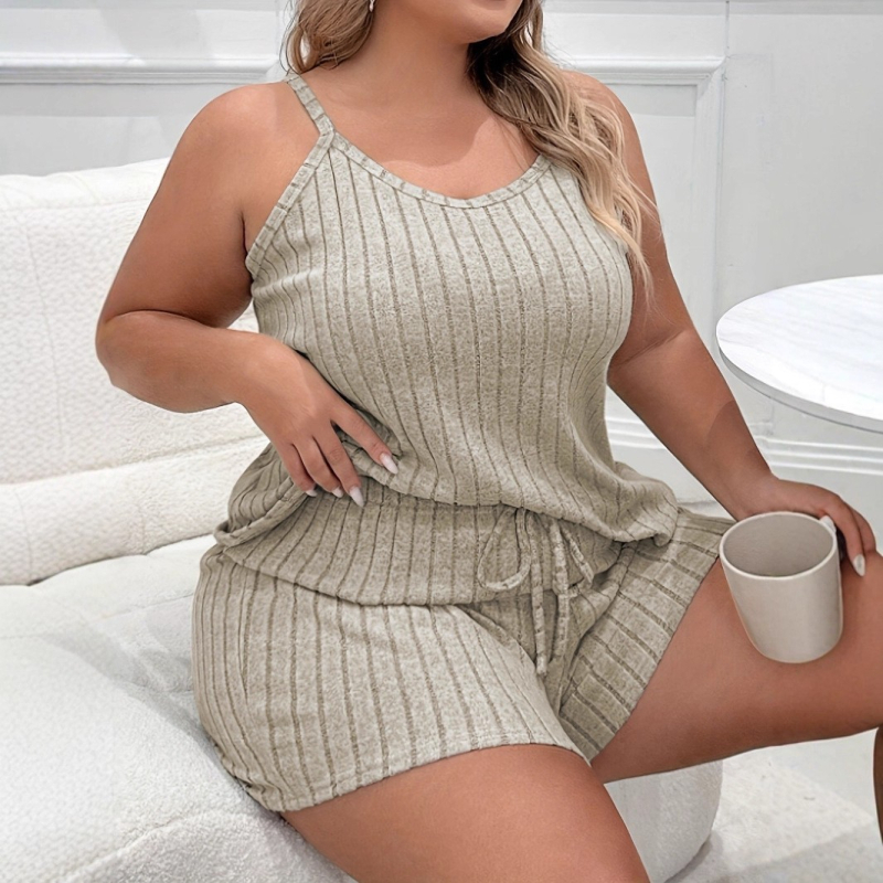 Европейски и американски трансграничен Amazon Нови дамски домашно облекло Жилетки Шорти Модни ежедневни удобни пижами с тиранти
