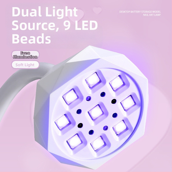 Darbvirsmas enerģijas uzglabāšanas nagu mākslas Lotus lampa ar intelektuālo sensoru un displeju, UV sacietēšanas lampa, ātri žūstoša nagu cepšanas lampa