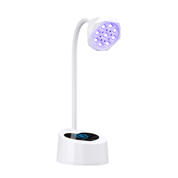 Darbvirsmas enerģijas uzglabāšanas nagu mākslas Lotus lampa ar intelektuālo sensoru un displeju, UV sacietēšanas lampa, ātri žūstoša nagu cepšanas lampa