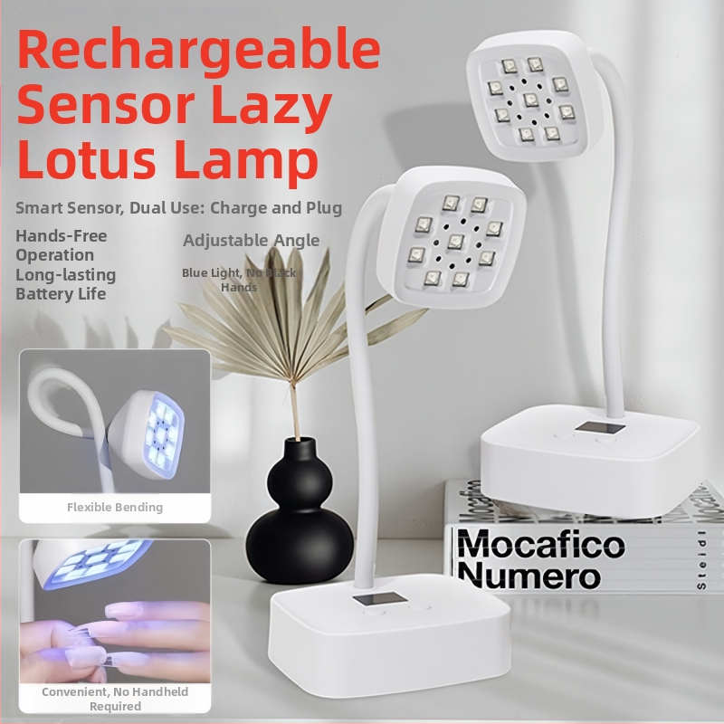 Darbvirsmas enerģijas uzglabāšanas nagu mākslas Lotus lampa ar intelektuālo sensoru un displeju, UV sacietēšanas lampa, ātri žūstoša nagu cepšanas lampa
