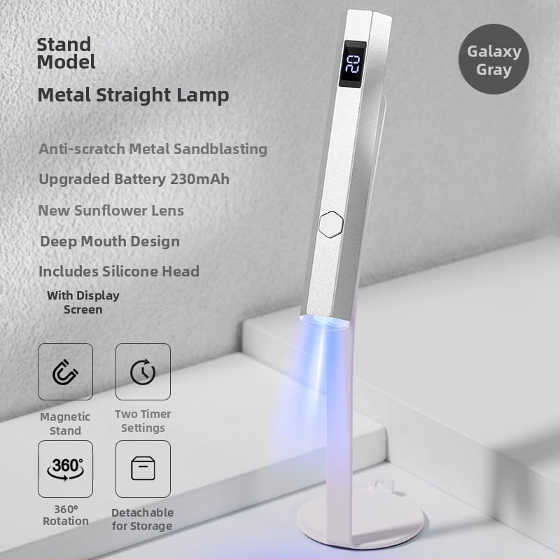 Trešās paaudzes manikīra modernizēta viena vārda lampa ar displeju, pārnēsājama enerģijas uzglabāšanas fototerapijas lampa, divu pārnesumu pārslēdzama rokas lampa.