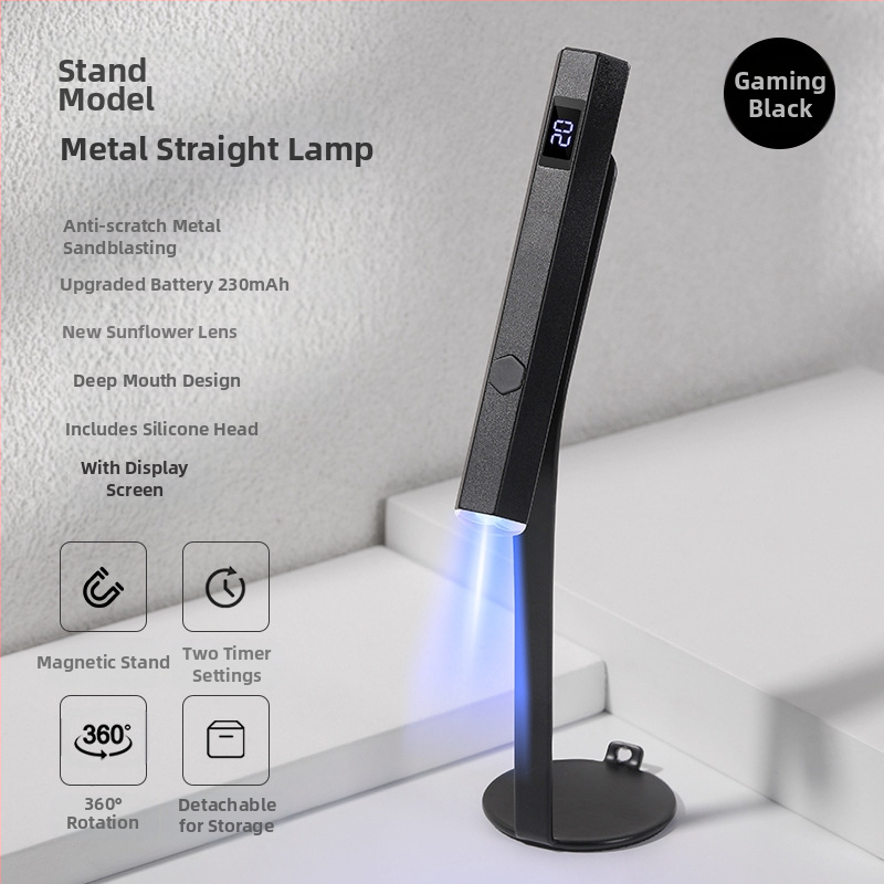 Trešās paaudzes manikīra modernizēta viena vārda lampa ar displeju, pārnēsājama enerģijas uzglabāšanas fototerapijas lampa, divu pārnesumu pārslēdzama rokas lampa.