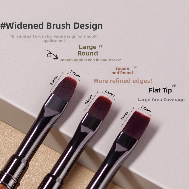 Голяма писалка за маникюр, голяма квадратна писалка за фототерапия, голяма плоска глава с капак, пръчка от сандалово дърво, голяма широка кръгла, строителна писалка, инструменти за маникюр