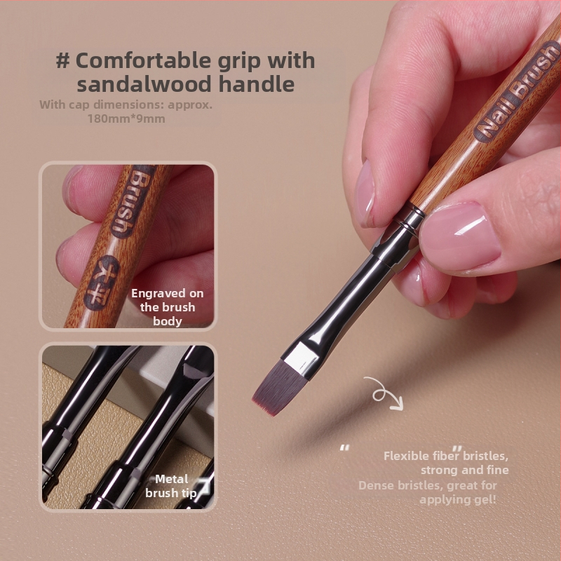 Голяма писалка за маникюр, голяма квадратна писалка за фототерапия, голяма плоска глава с капак, пръчка от сандалово дърво, голяма широка кръгла, строителна писалка, инструменти за маникюр