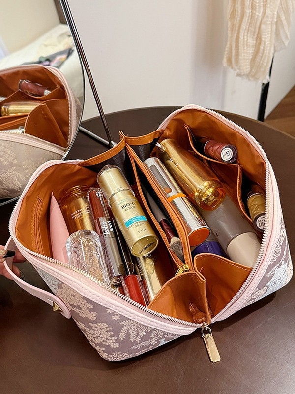 2024 m. naujas tarpvalstybinis naujas antikvarinis kosmetinis krepšys, nešiojamas didelės talpos nešiojamas kosmetikos krepšys