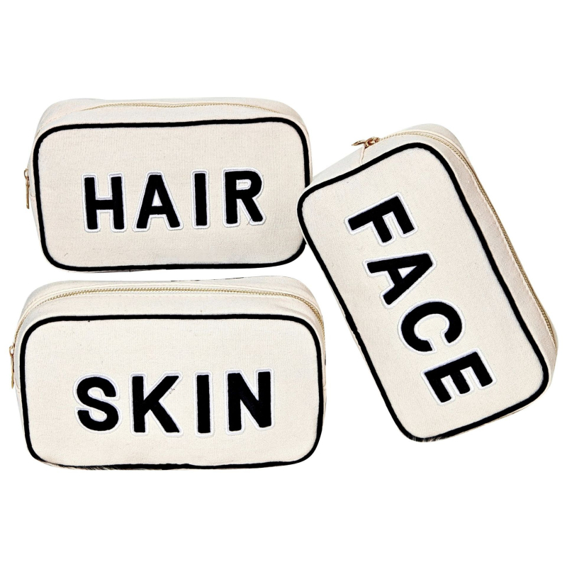 Vienkārša izšūta kosmētikas soma, pārnēsājama daudzfunkcionāla soma, lielas ietilpības lūpu krāsas kosmētikas uzglabāšanas soma, sajūga soma