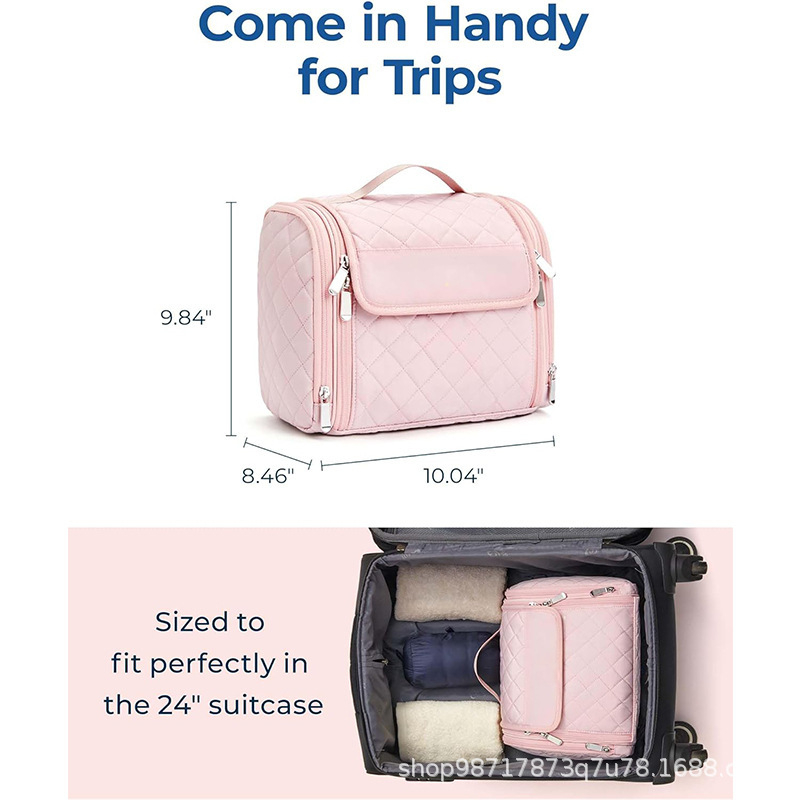 Нова чанта за пране от Amazon с кука, козметична чанта с голям капацитет, водоустойчива кутия за съхранение на пране