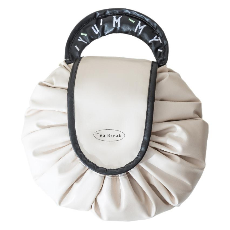 Нова мързелива козметична чанта с голям капацитет, преносима чанта за съхранение, чанта за съхранение при пътуване, джоб с връзки, многофункционална