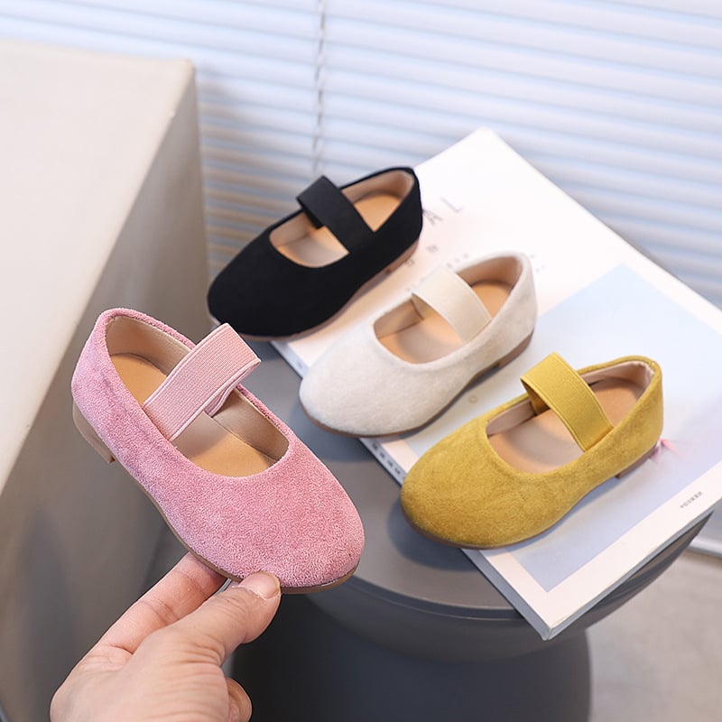 Fete pantofi de damă cu talpă moale și confortabili, culoare solidă, pantofi de printesa simpli, culoare solidă, pantofi la modă, la modă, cu un singur strat