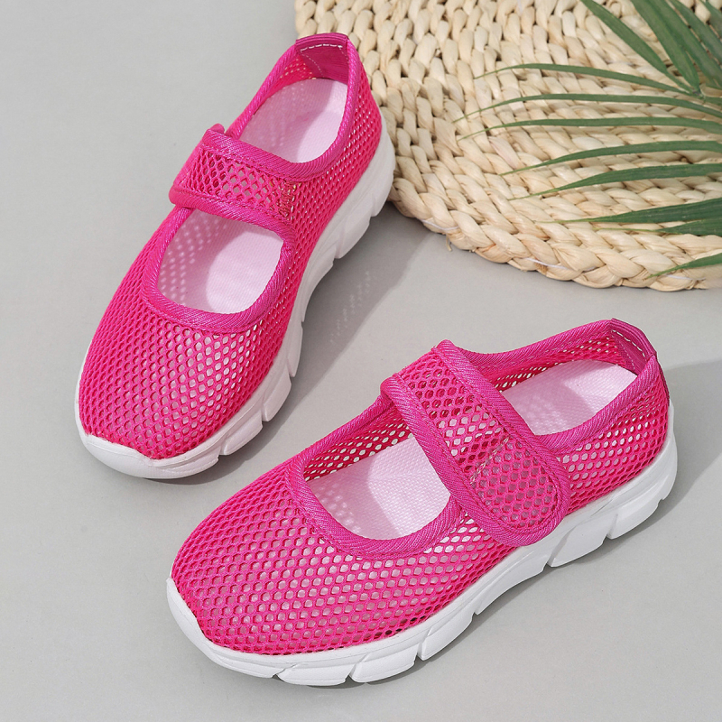 Νέα παιδικά παπούτσια εξωτερικού εμπορίου για την άνοιξη και το φθινόπωρο, αναπνεύσιμα, φλατ παπούτσια για γιαγιά, αντιολισθητικά παπούτσια για περπάτημα, γόβες, casual παπούτσια